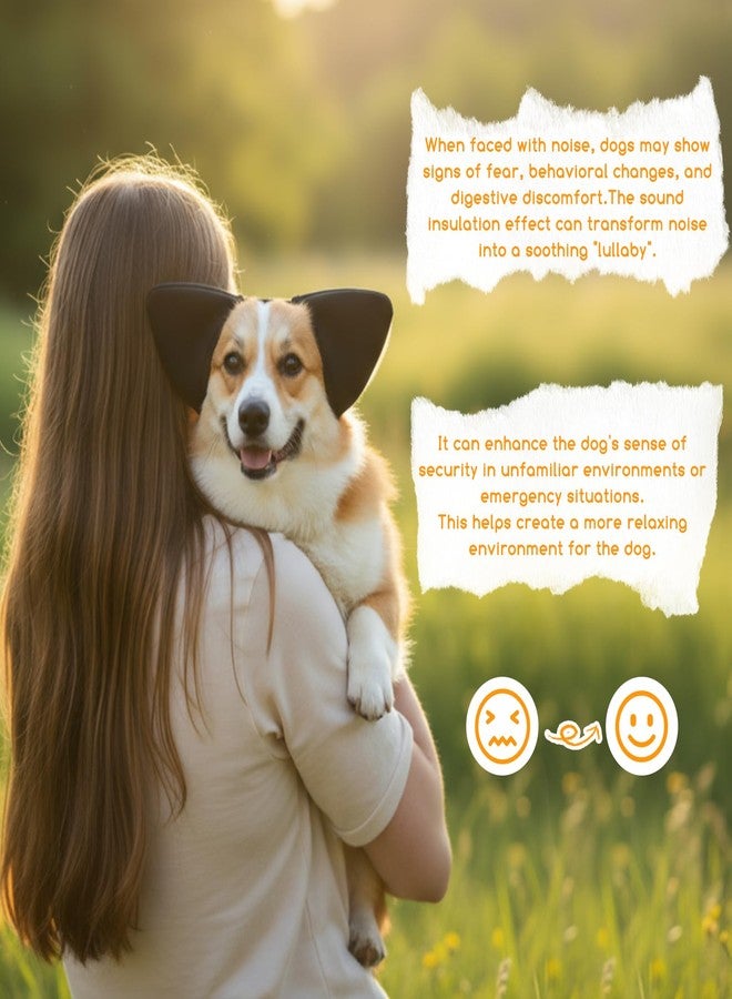 SilTriangle Dog Ear Muffs for Noise Protection, Noise Cancelling Ear Covers, Dog Headphones, Waterproof Doggie Ears Plug for Drying, Bathing, Keep Bugs and Water Out, Quiet Ears from Thunder Firework Weeder - Image 5